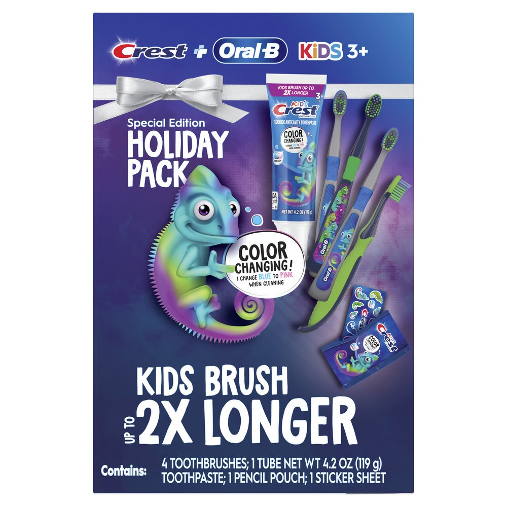 Crest Oral-B Kids Color Changing Holiday Pack - Shop Toothbrushes At H-E-B