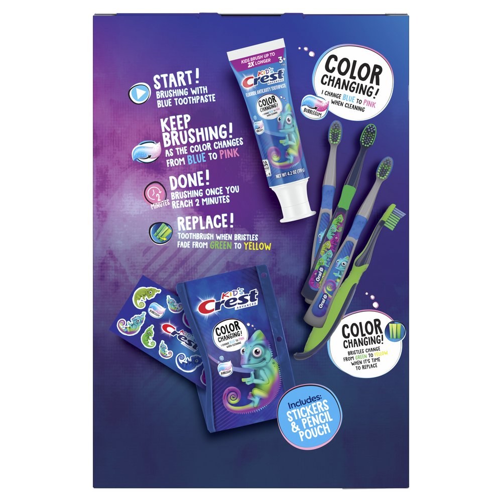 Crest Oral-B Kids Color Changing Holiday Pack - Shop Toothbrushes At H-E-B