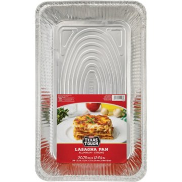 H-E-B Texas Tough Aluminum Lasagna Pan, 20'' x 12''