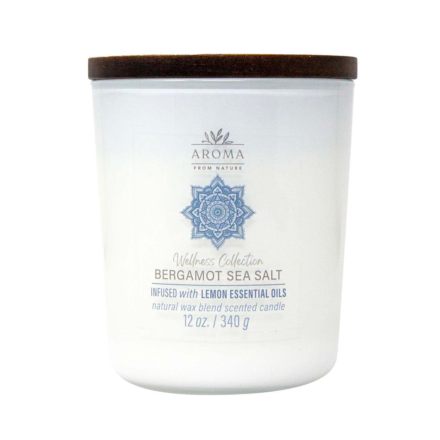 Aroma From Nature Bergamot Sea Salt Scented Candle Shop Candles at HEB
