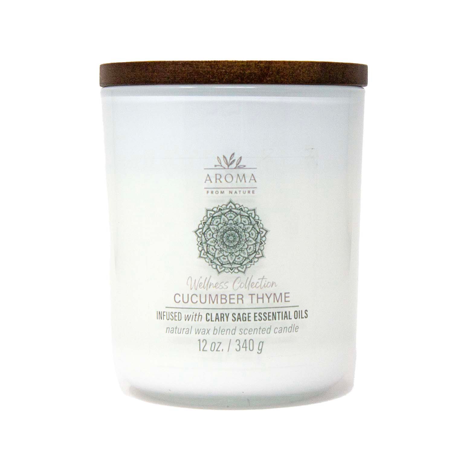 Aroma From Nature Cucumber Thyme Scented Candle Shop Candles at HEB