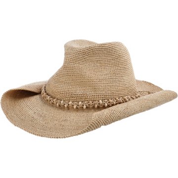 Tidal Tom Men's Paper Straw Western Hat