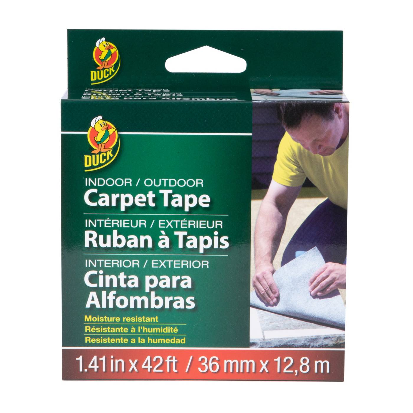 Duck Indoor & Outdoor Carpet Tape Shop Adhesives & tape at HEB