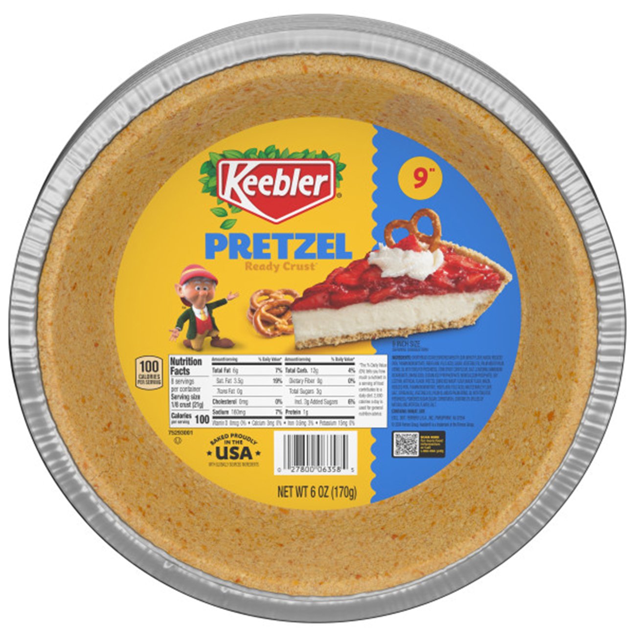 Keebler Ready Crust Pretzel Pie Crust Shop Pie Crusts At H E B 5364