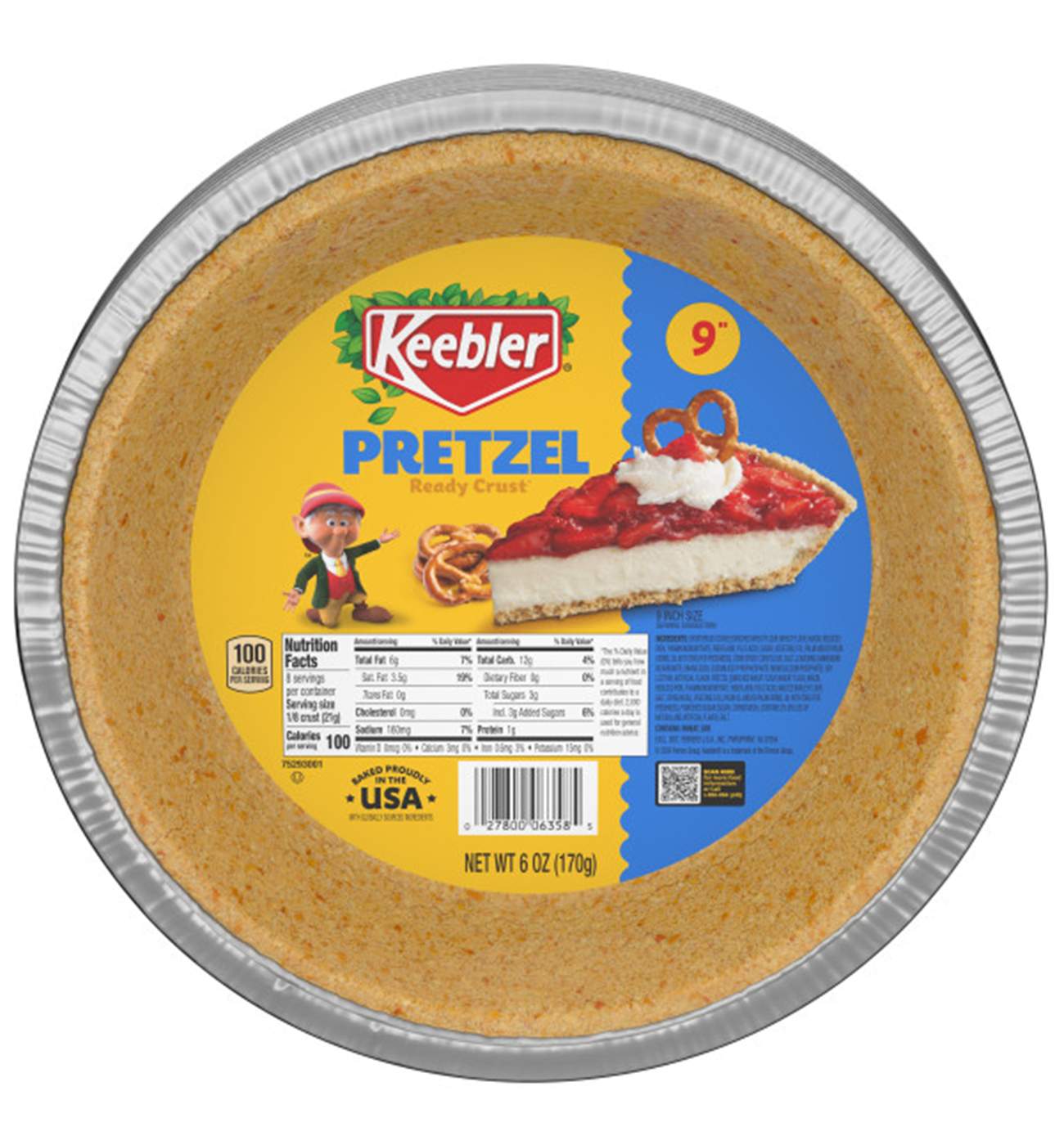 Keebler Ready Crust Pretzel Pie Crust; image 1 of 3