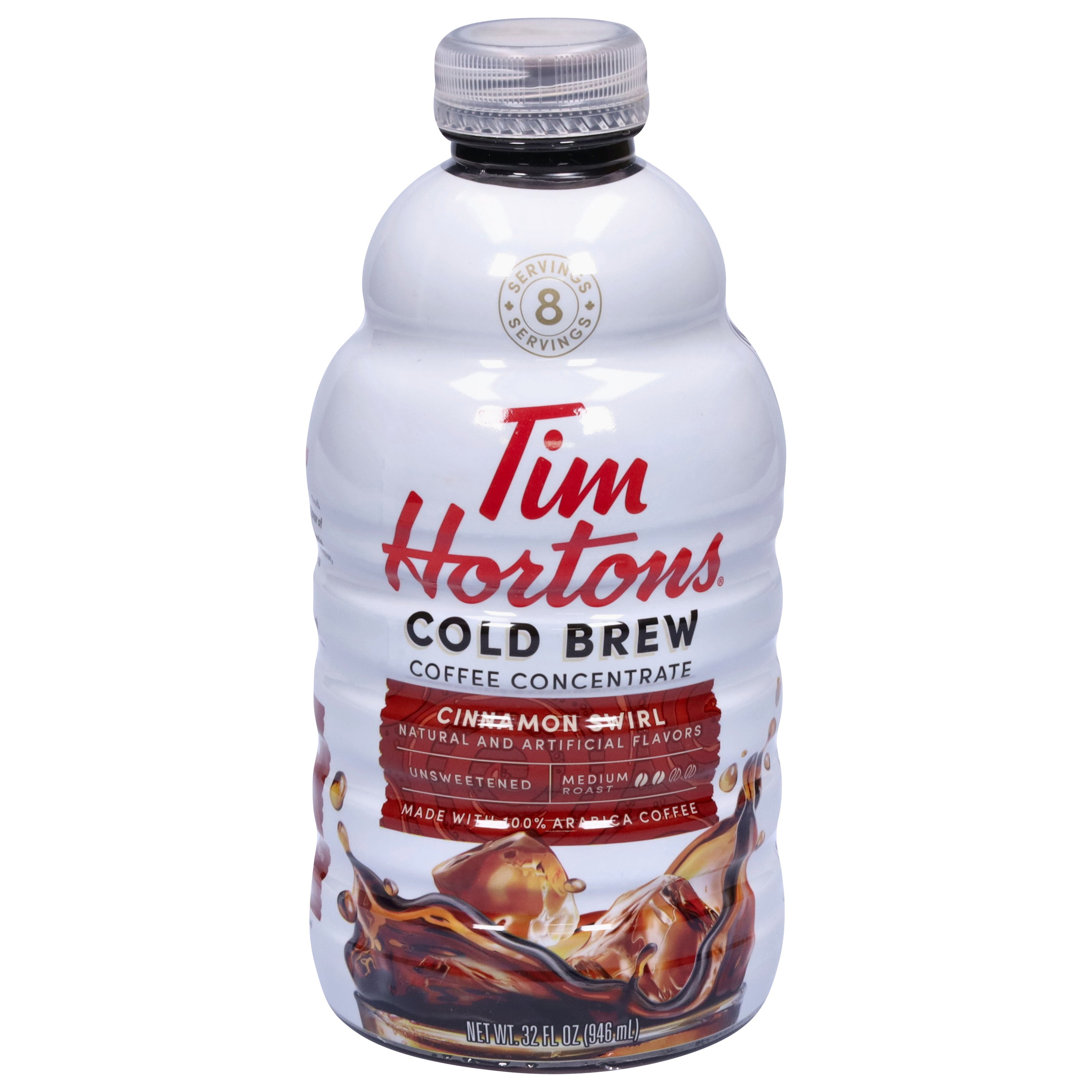 Tim Hortons Cold Brew Coffee Concentrate Cinnamon Swirl - Shop Coffee ...