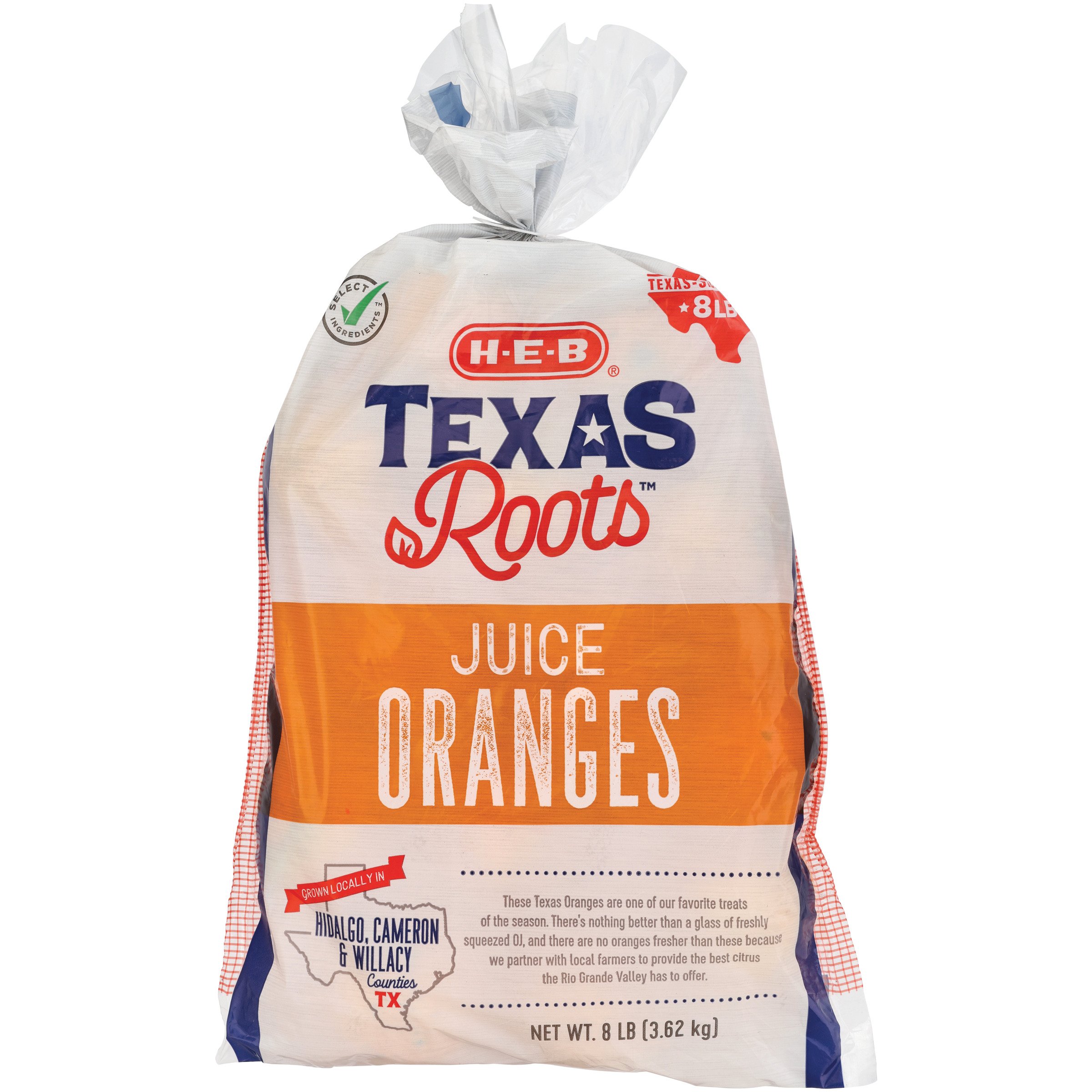 H-E-B Texas Roots Fresh Oranges - Texas-Size Pack - Shop Citrus At H-E-B