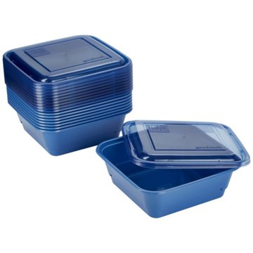GoodCook Meal Prep Square Containers, 10 pk, 3 cup