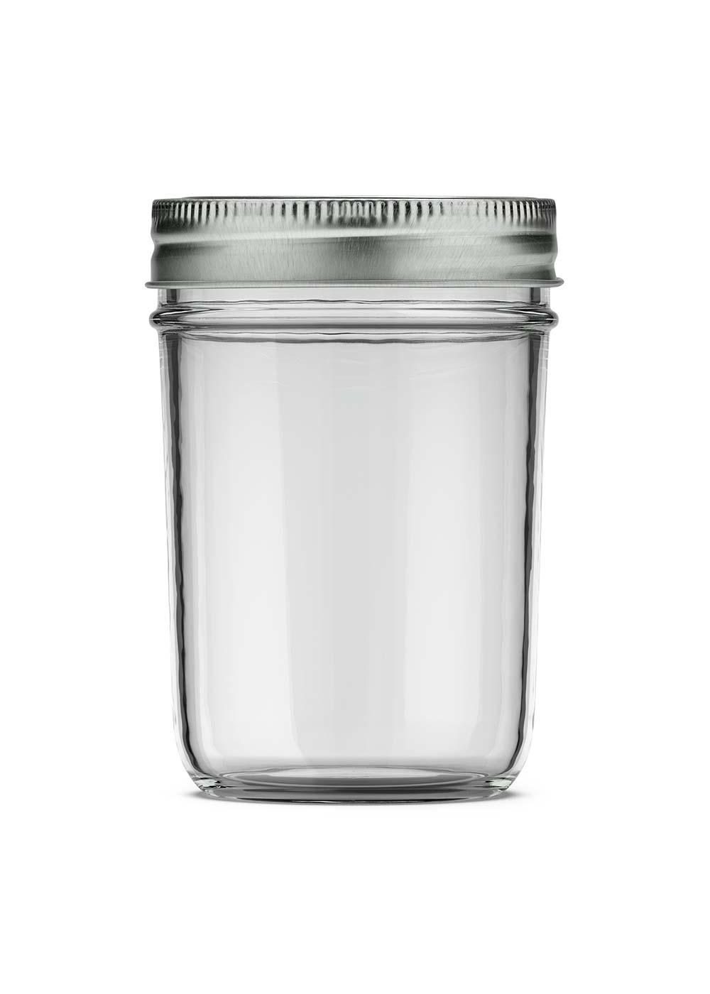 Pur Mason Regular Mouth Smooth Glass Jars, 12 Pk; image 2 of 2