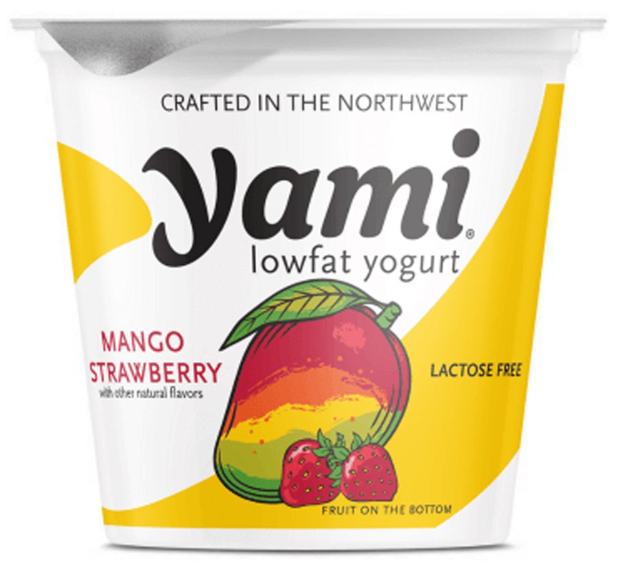 Yami Mango Strawberry Low-Fat Yogurt, 6 oz | Central Market