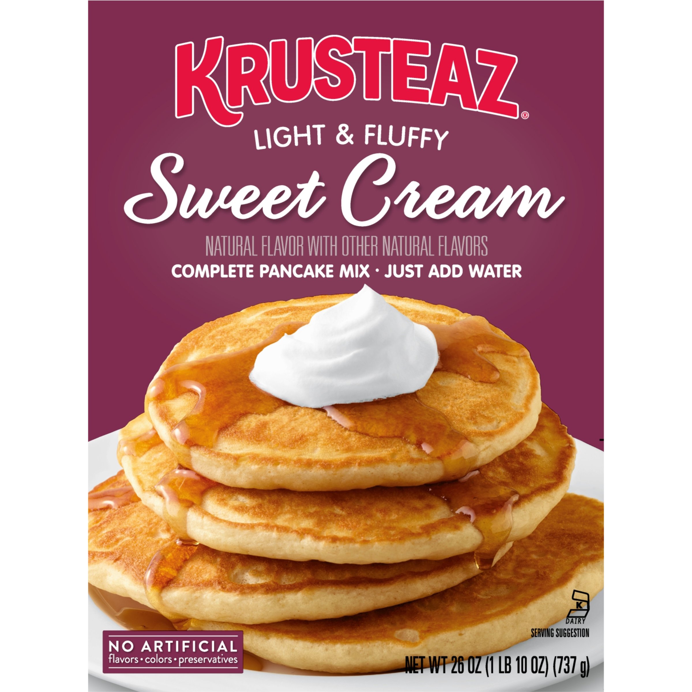 Krusteaz Sweet Cream Complete Pancake Mix Shop Pancake mixes at HEB