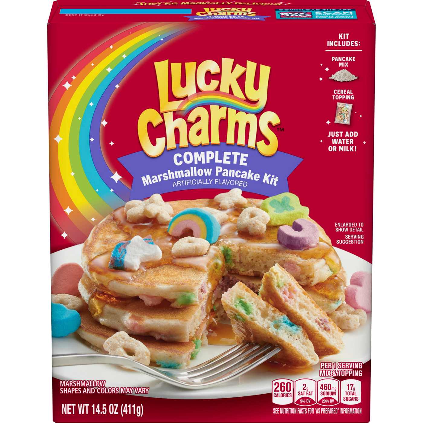 Betty Crocker Lucky Charms Marshmallow Pancake Kit; image 1 of 4