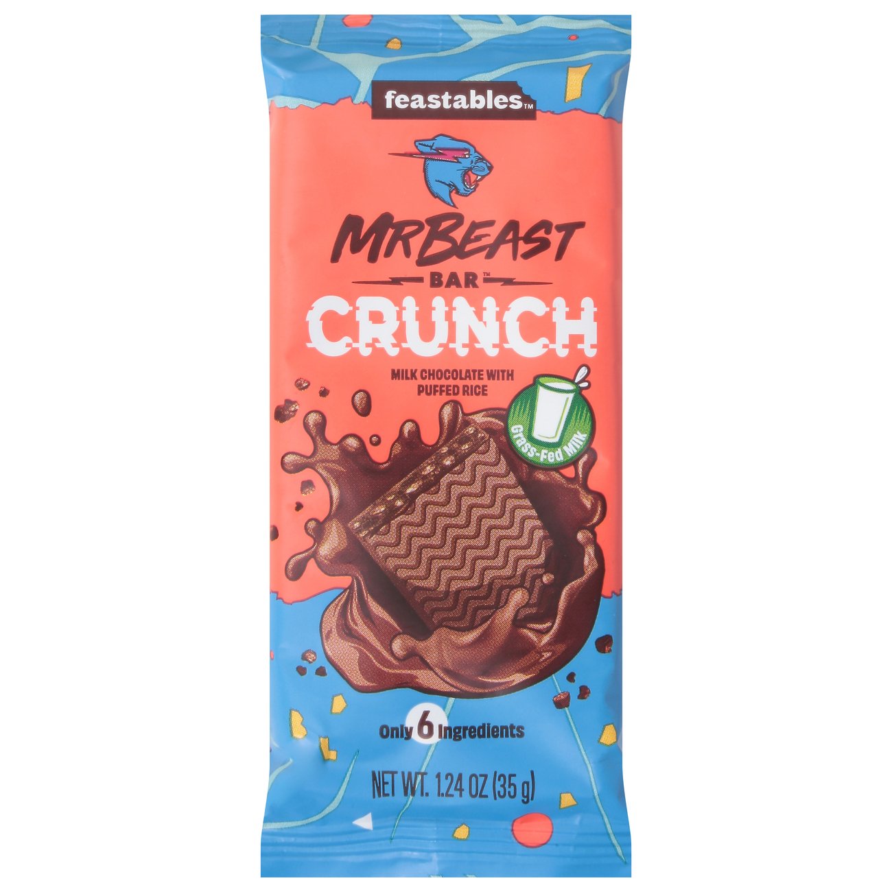 Feastables Mr Beast Milk Chocolate Crunch Bar - Shop Candy at H-E-B