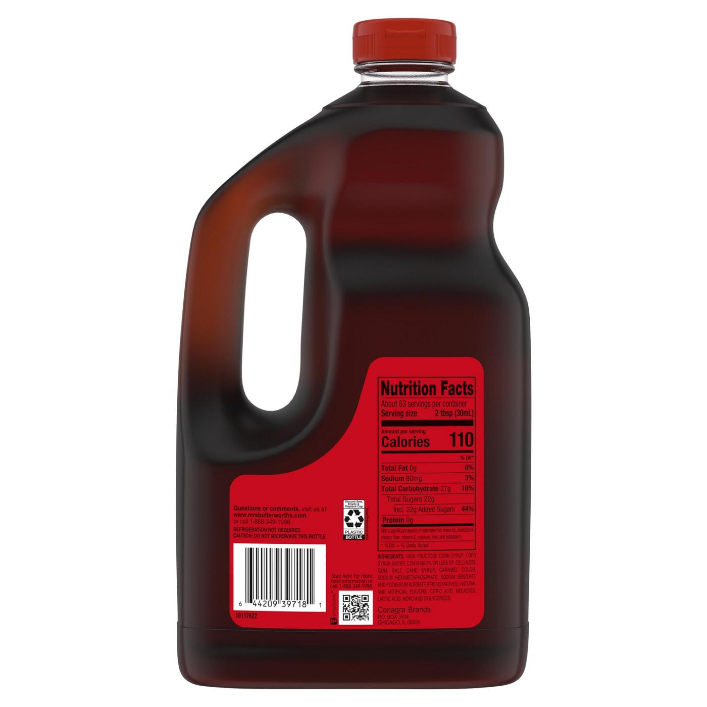 Mrs. Butterworth's Original Syrup; image 2 of 2