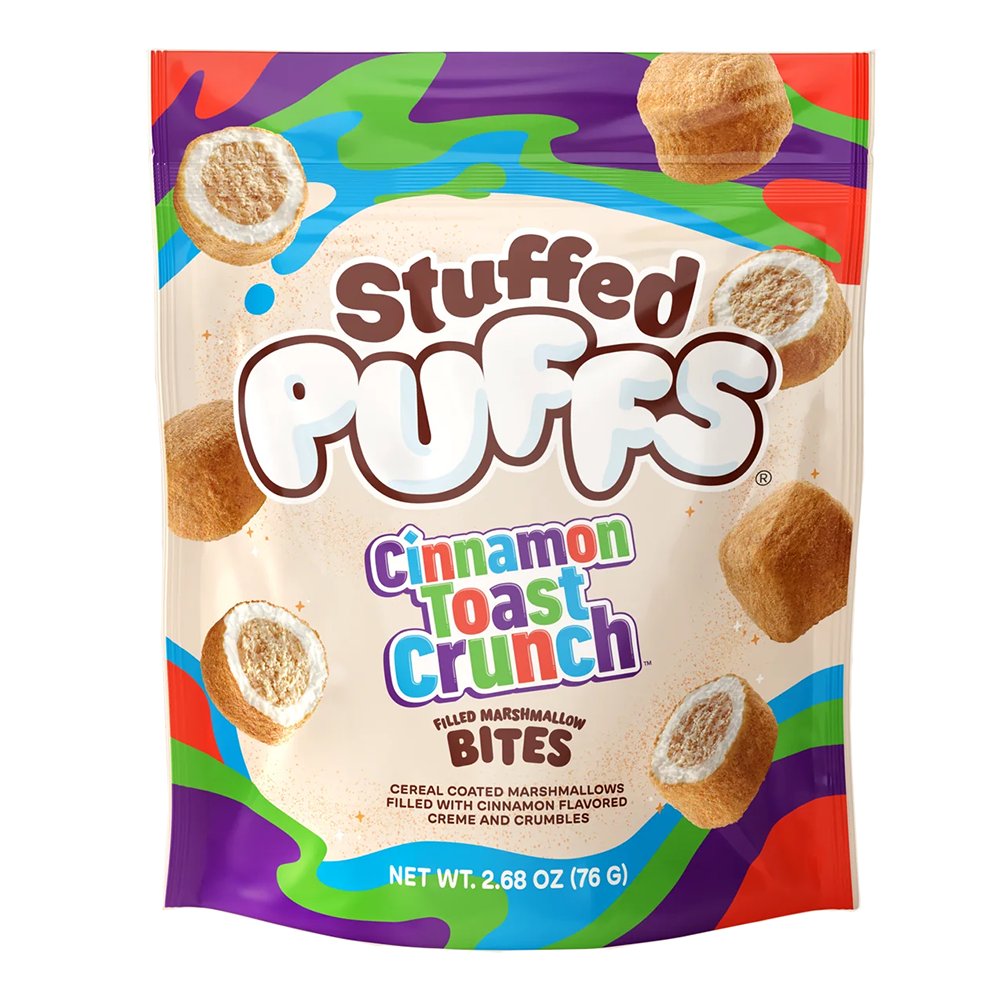 Stuffed Puffs Cinnamon Toast Crunch Filled Marshmallow Bites - Shop ...