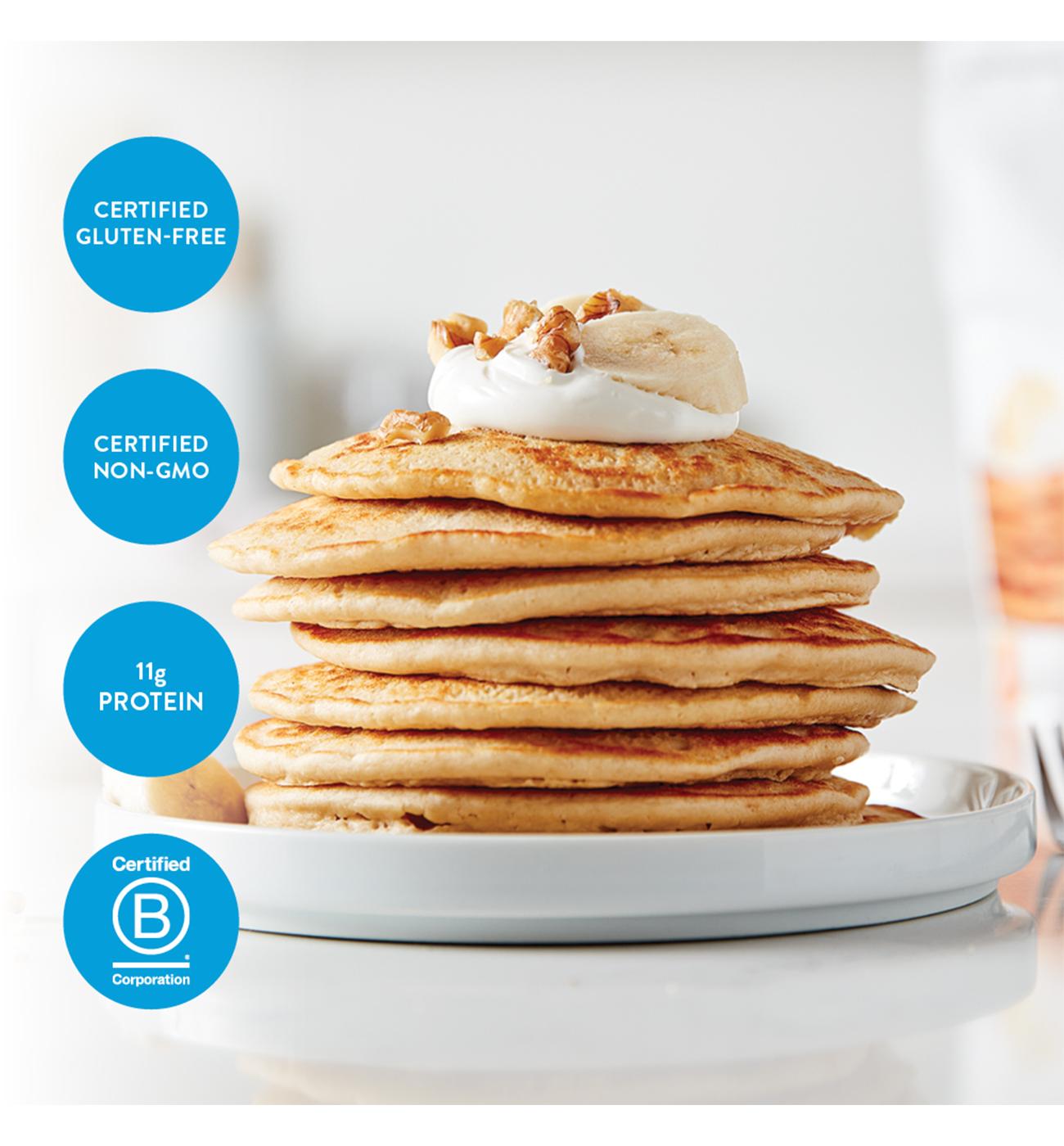 King Arthur Gluten Free 11g Protein Pancake Mix; image 5 of 5