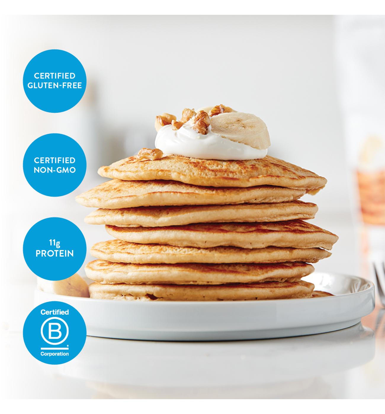 King Arthur Gluten-Free 11g Protein Pancake Mix; image 5 of 5