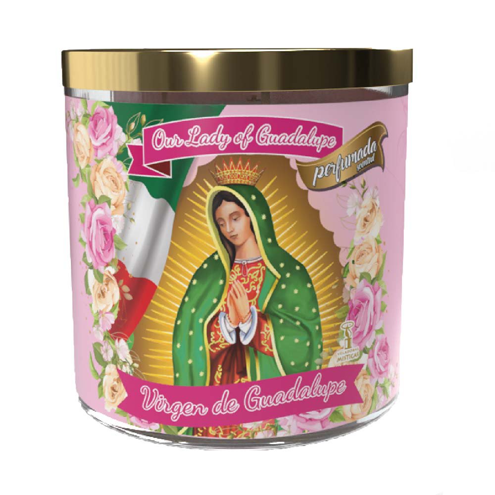 Brilux Virgen de Guadalupe Scented Religious Candle Shop Candles at HEB