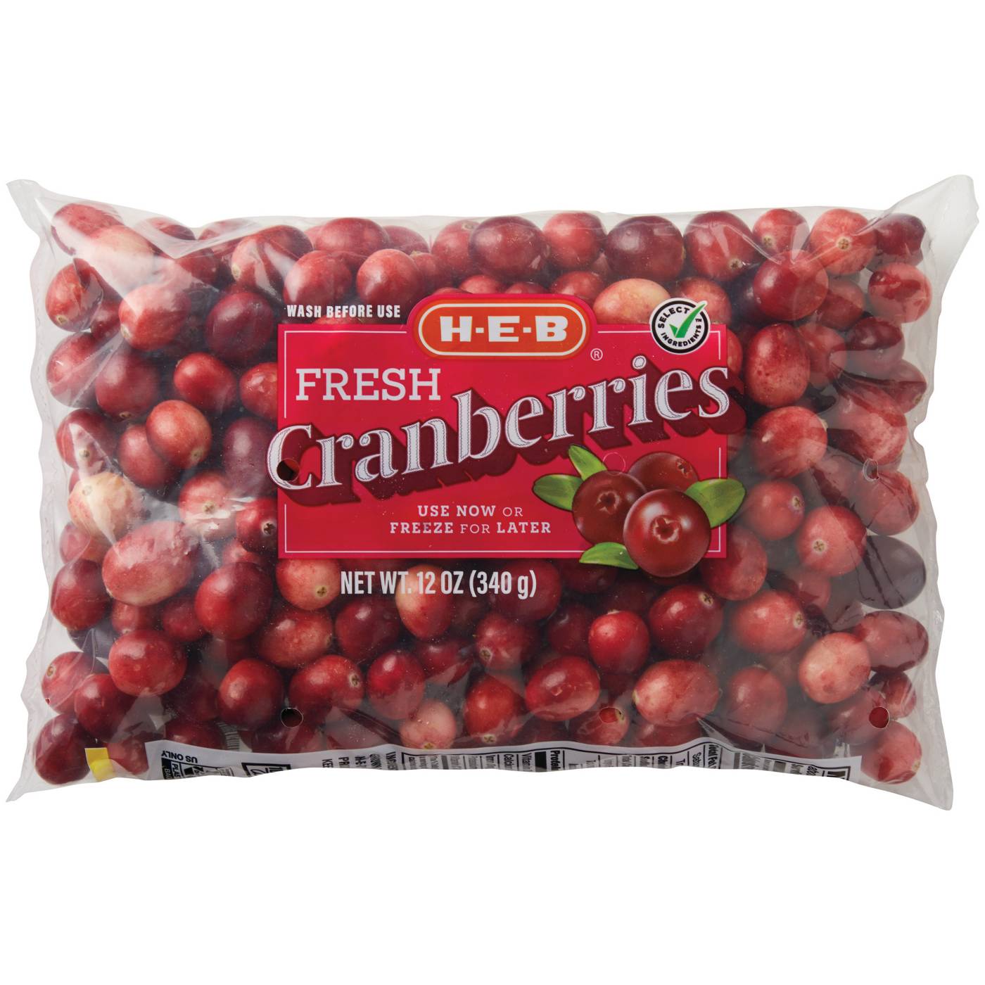 H-E-B Fresh Cranberries; image 1 of 3