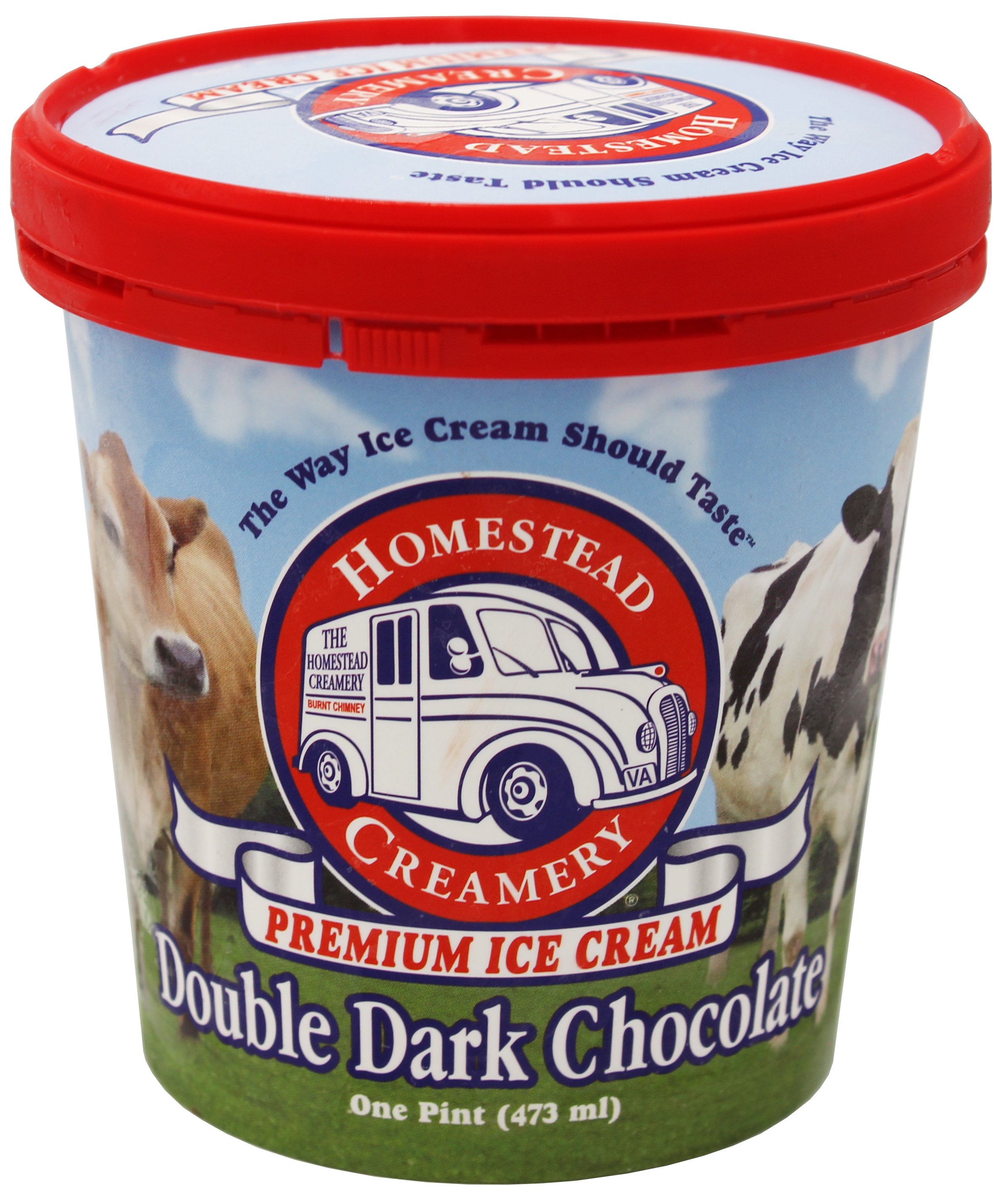 Homestead Creamery Double Dark Chocolate Ice Cream, 1 pt | Central