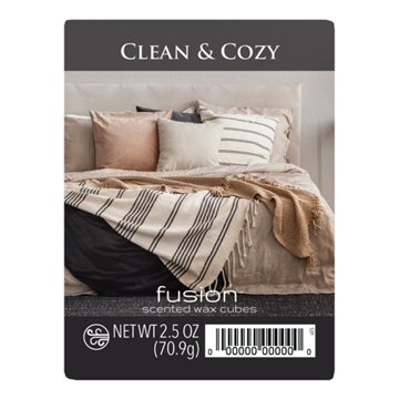 Fusion Clean & Cozy Scented Wax Melt Cubes, 2.5 oz