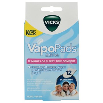 Vicks VapoPads Refill Pads - Lavender & Rosemary, 12 ct