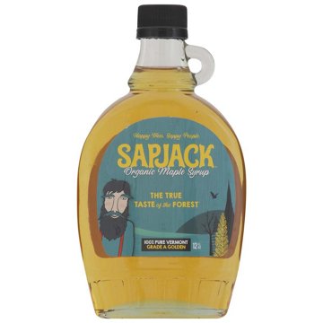 Sapjack Organic Grade A Golden Maple Syrup, 12 oz
