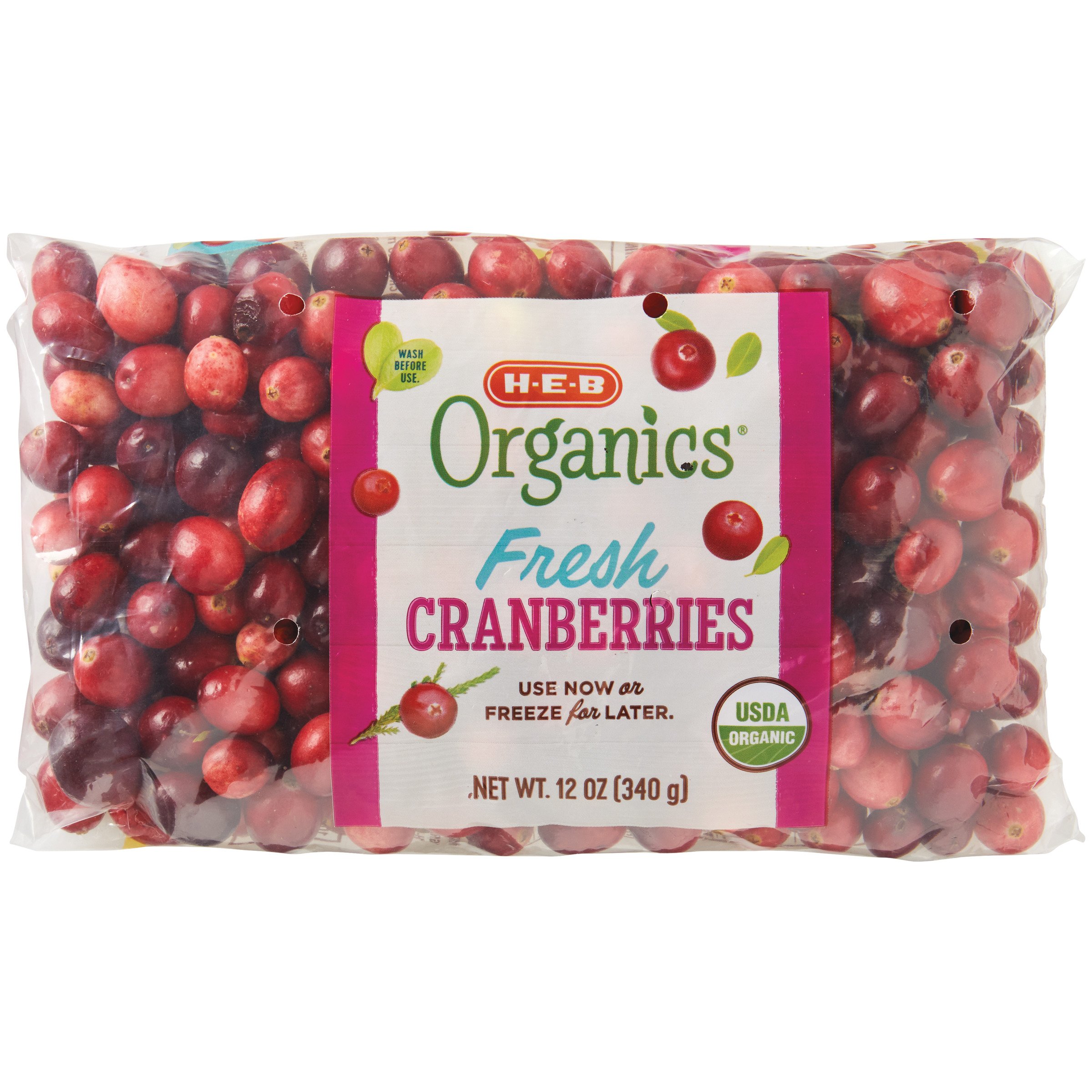 HEB Organics Fresh Cranberries Shop Berries & Cherries at HEB