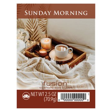 Fusion Sunday Morning Scented Wax Melt Cubes, 2.5 oz