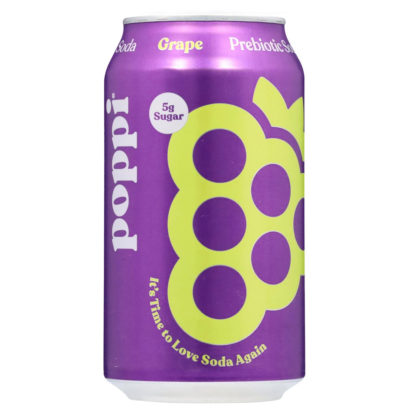 poppi Prebiotic Soda - Grape; image 1 of 3
