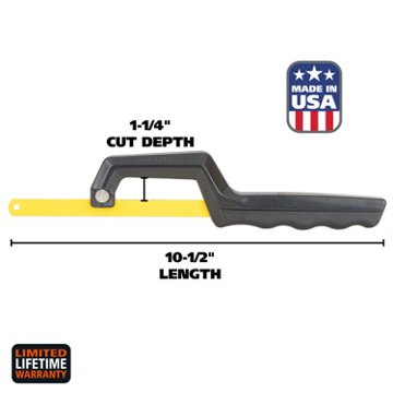 Great Neck Close Quarter Hacksaw, 10"