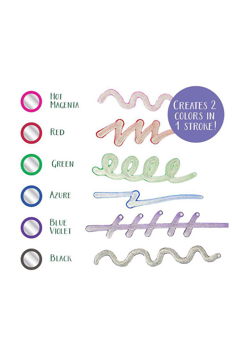 Crayola Signature Metallic Outline Markers Shop Markers at HEB