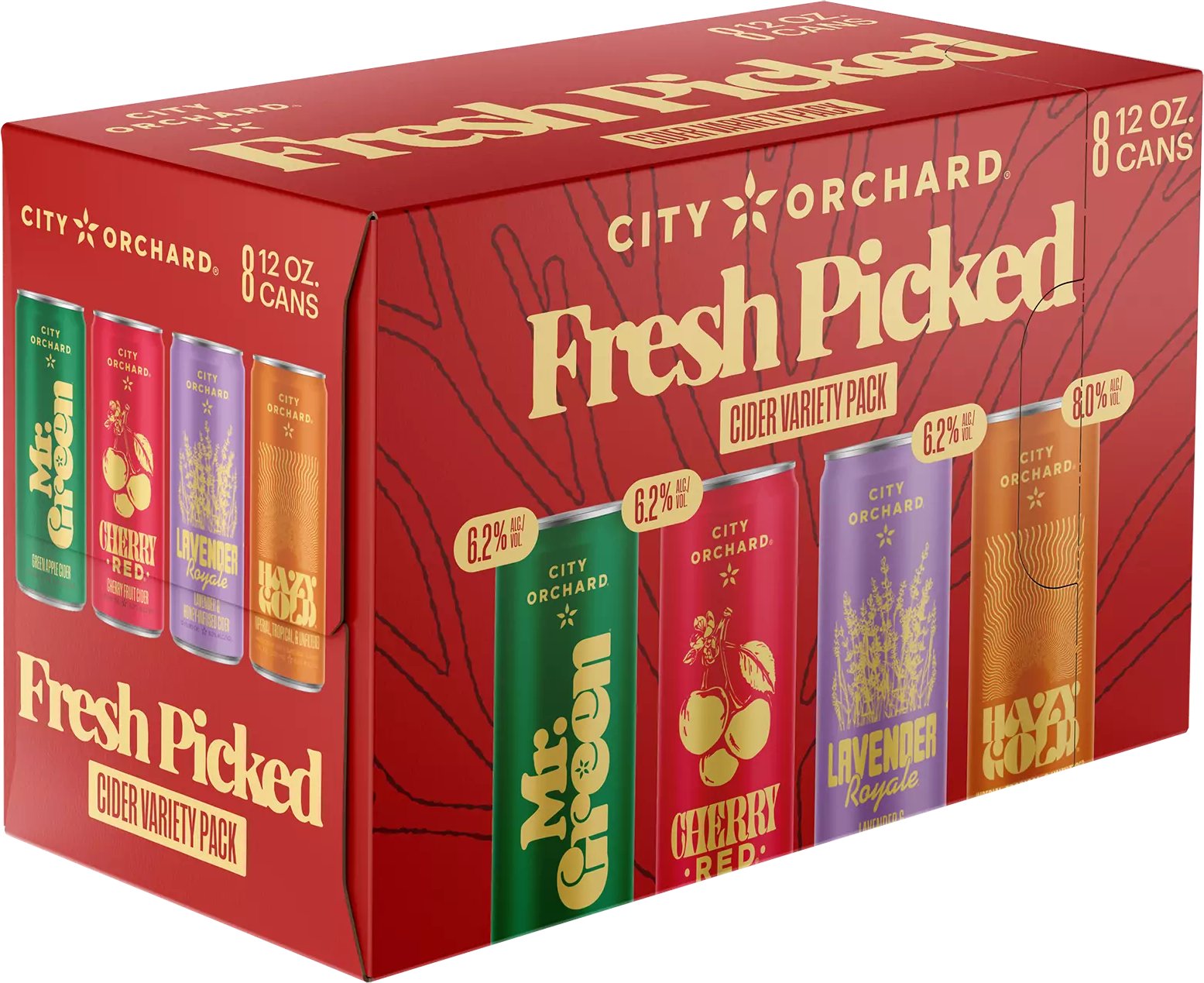 City Orchard Fresh Picked Cider Variety Pack 12 Oz Cans - Shop Beer At ...