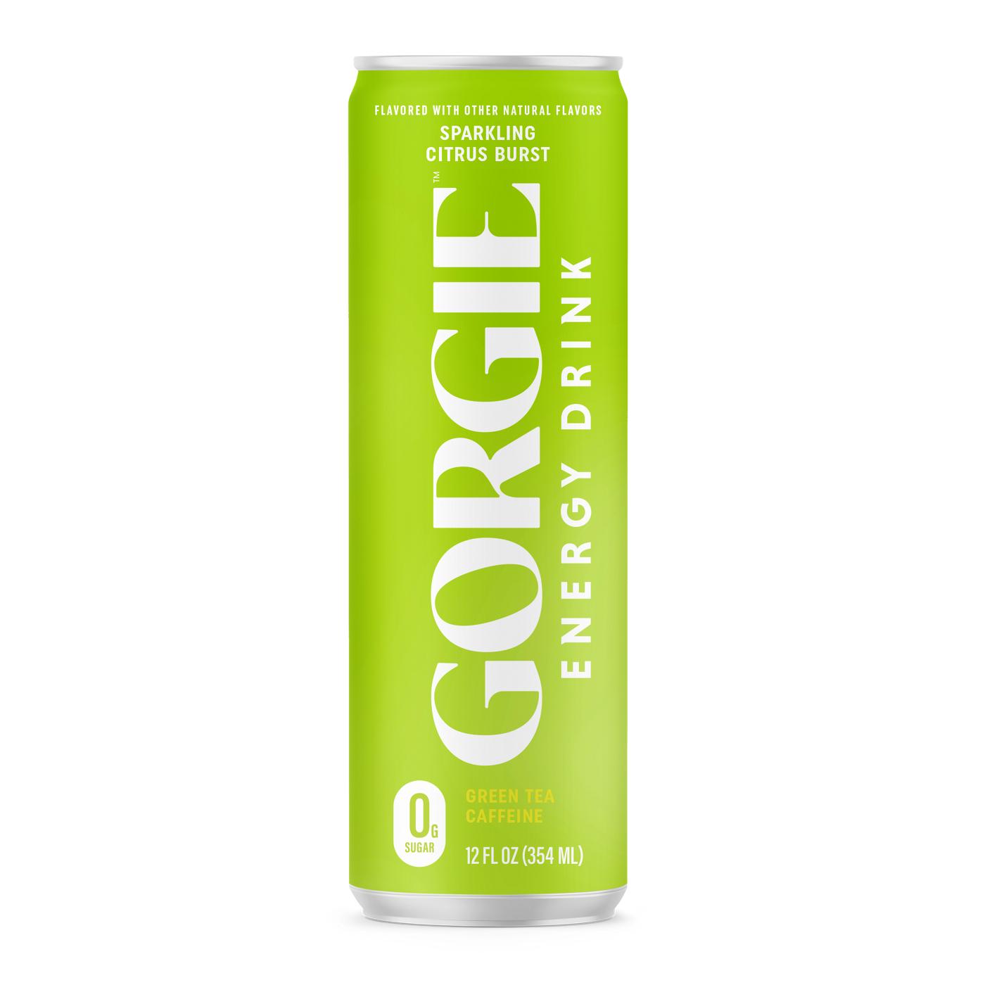 Gorgie Energy Drink - Sparkling Citrus Burst; image 1 of 3