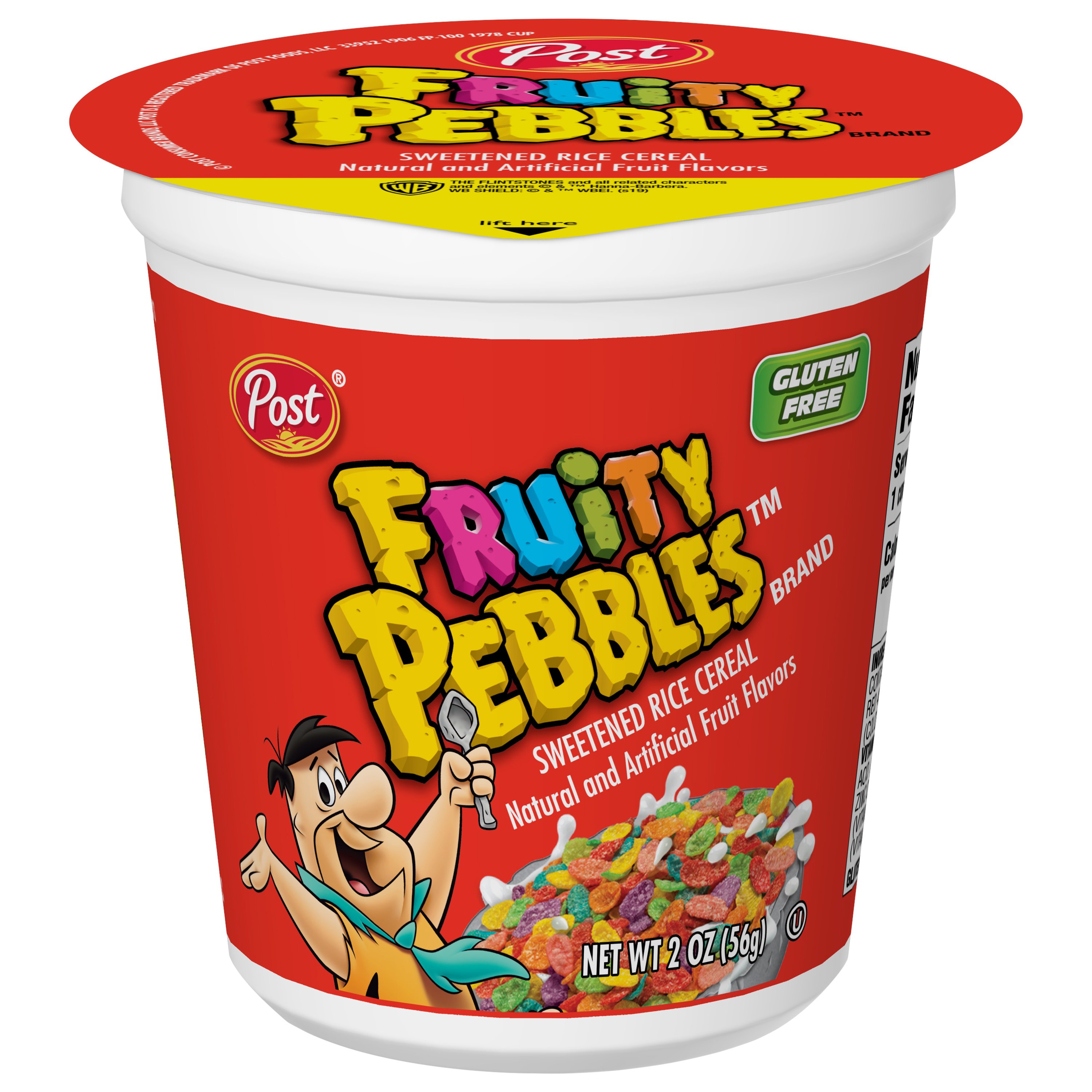 Post Fruity Pebbles Cereal Cup
