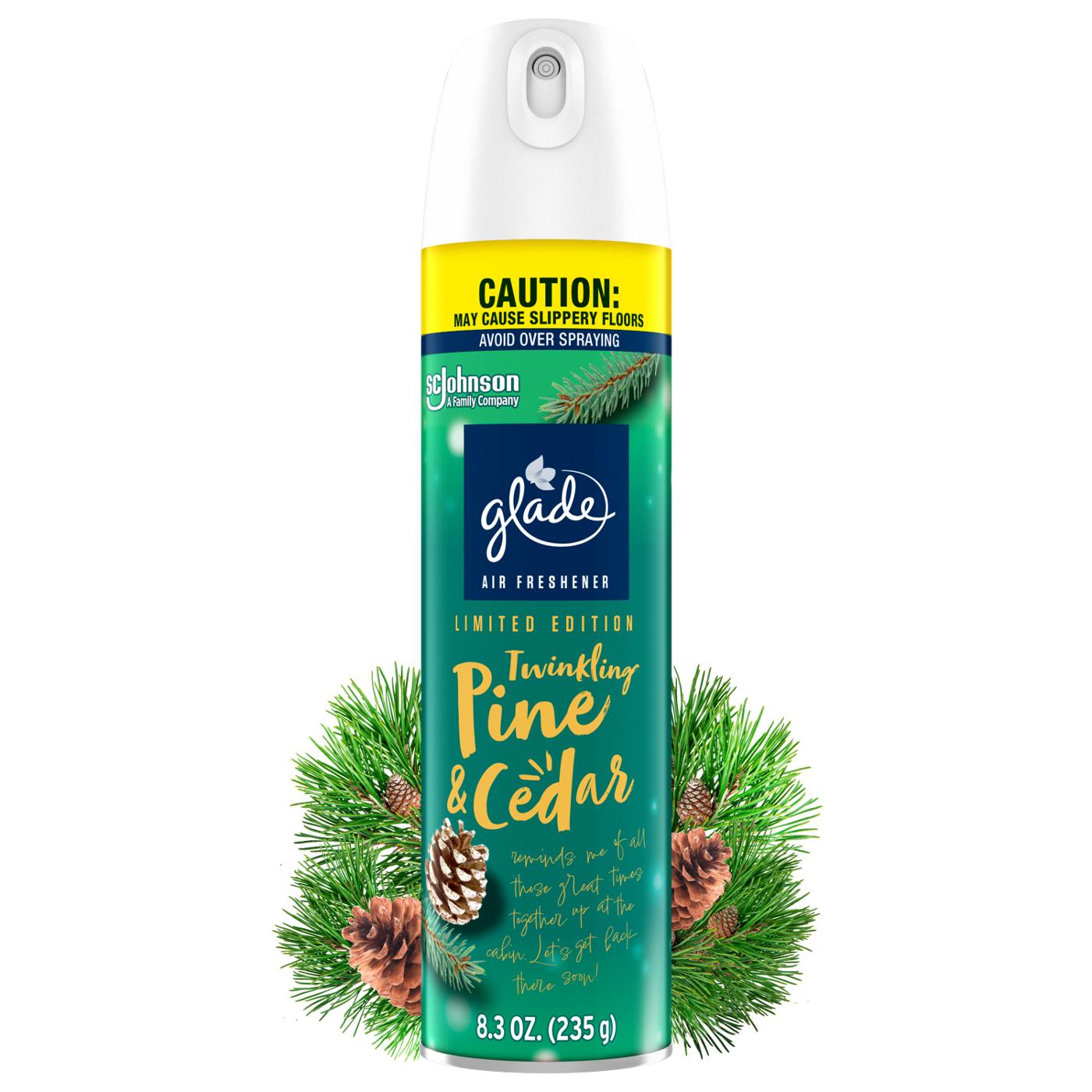 Glade Air Freshener Room Spray - Twinkling Pine & Cedar; image 1 of 3