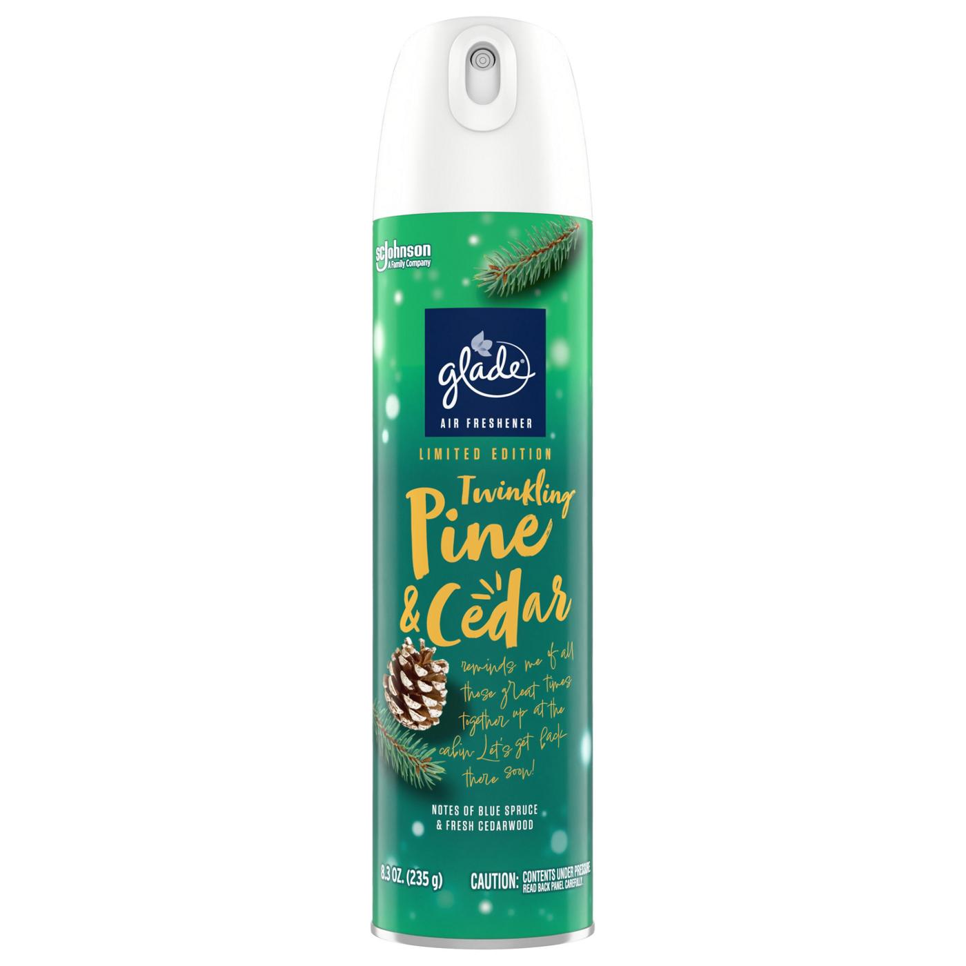 Glade Air Freshener Room Spray - Twinkling Pine & Cedar; image 3 of 3