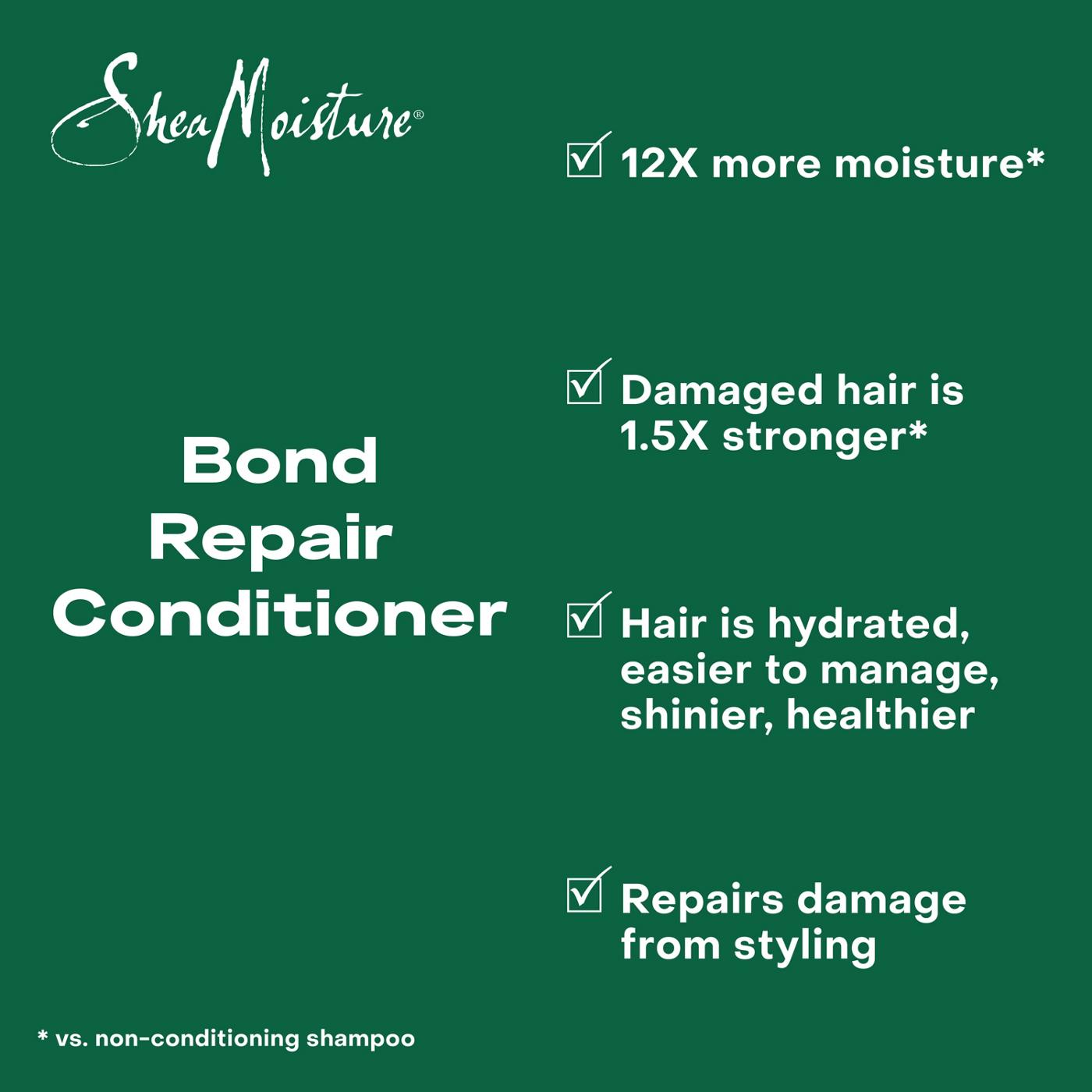 SheaMoisture Amla Oil Bond Repair Conditioner ; image 10 of 12