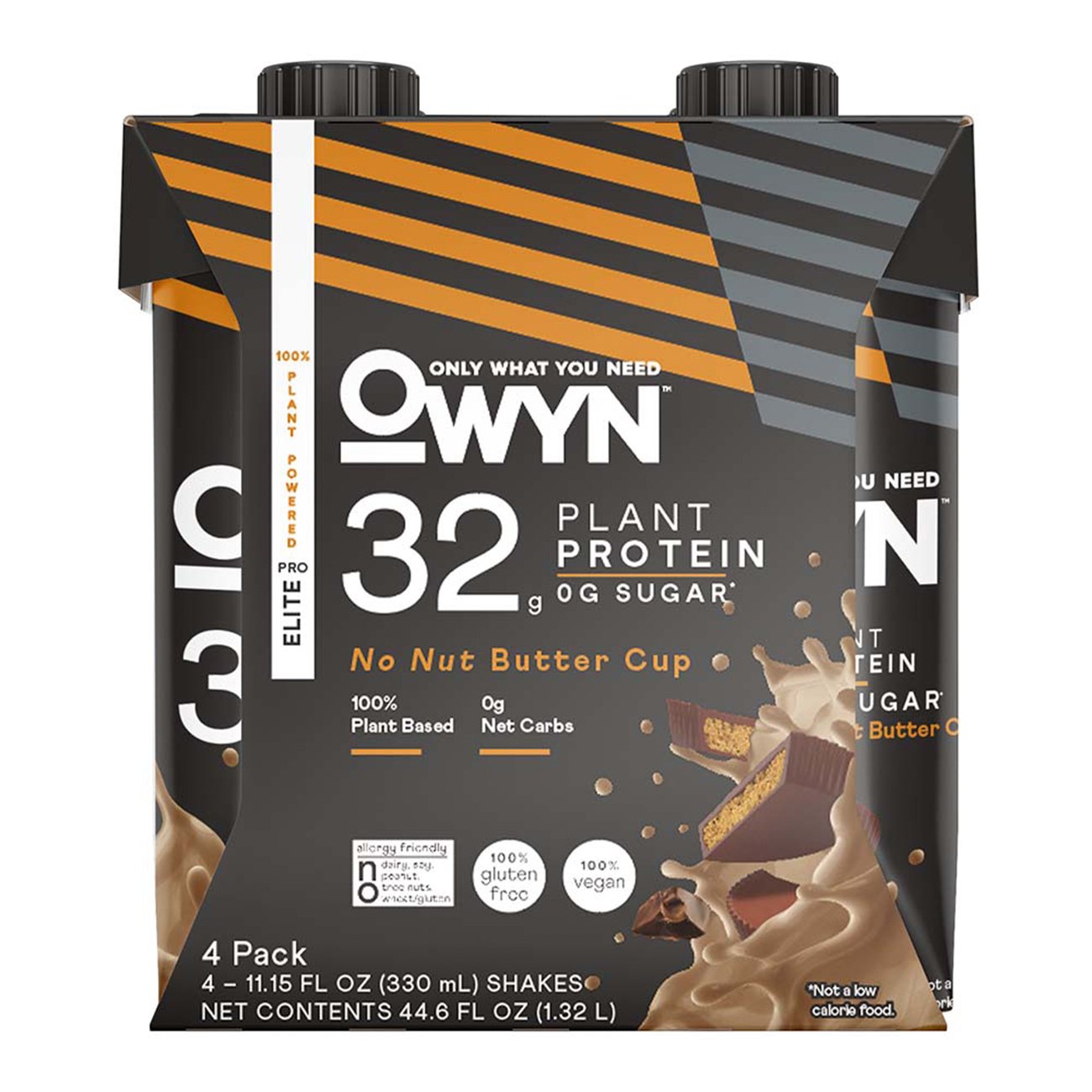 OWYN Pro Elite Plant Protein 32G Shake 4 pk No Nut Butter Cup Shop