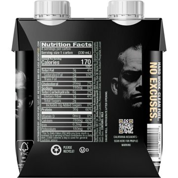 Jocko Fuel Mölk 30g Protein Shakes 11 oz Bottles - Vanilla, 4 ct