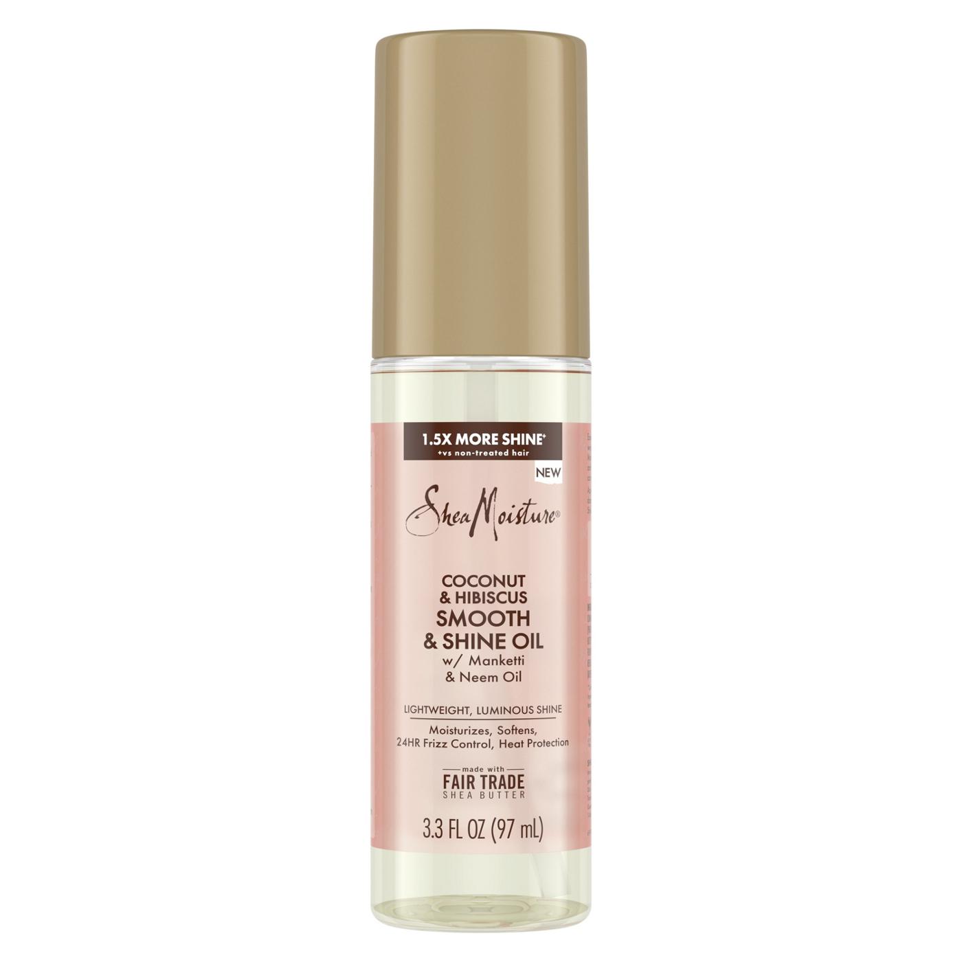 SheaMoisture Smooth & Shine Oil Coconut & Hibiscus; image 1 of 10