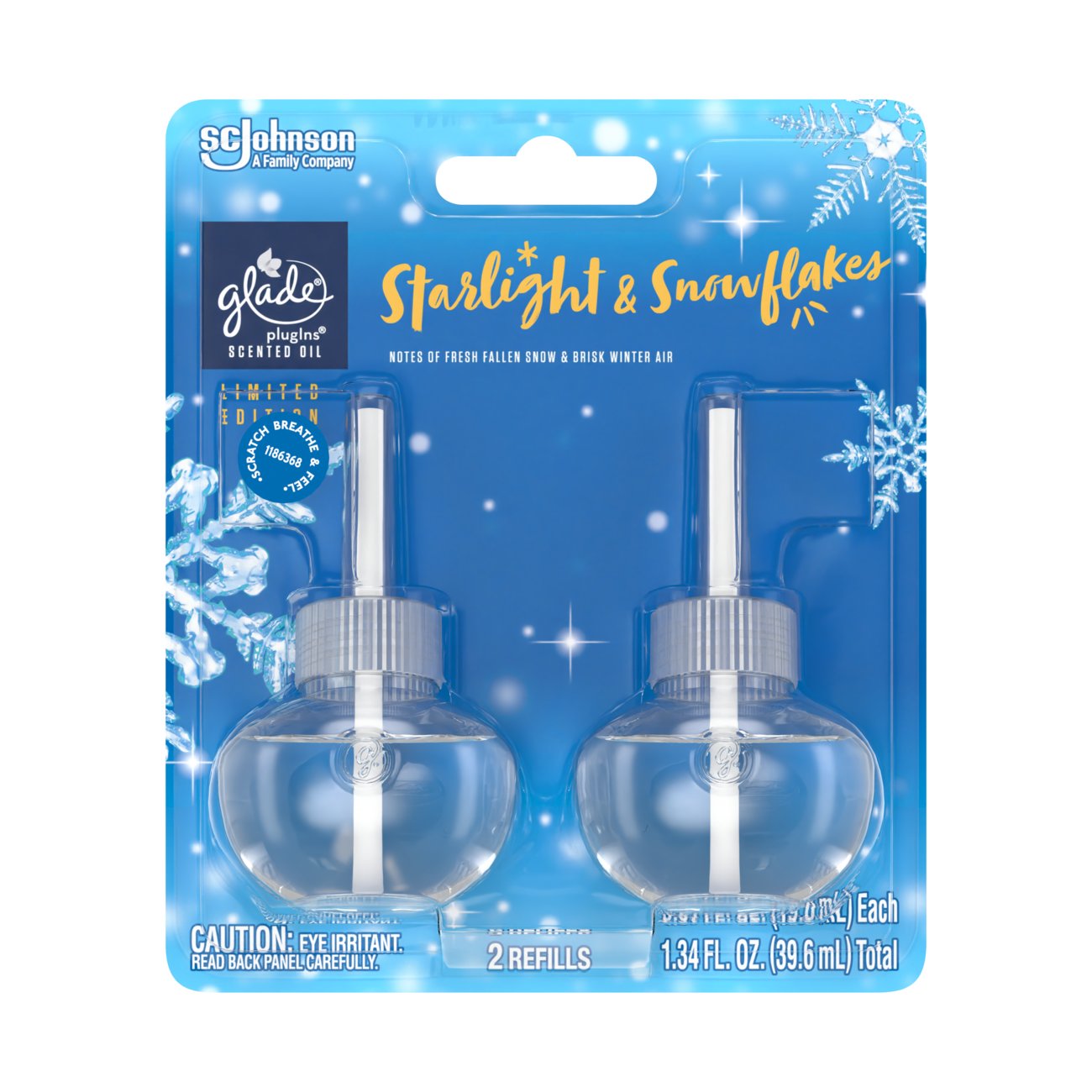 Glade PlugIns Scented Oil Air Freshener Refills Starlight