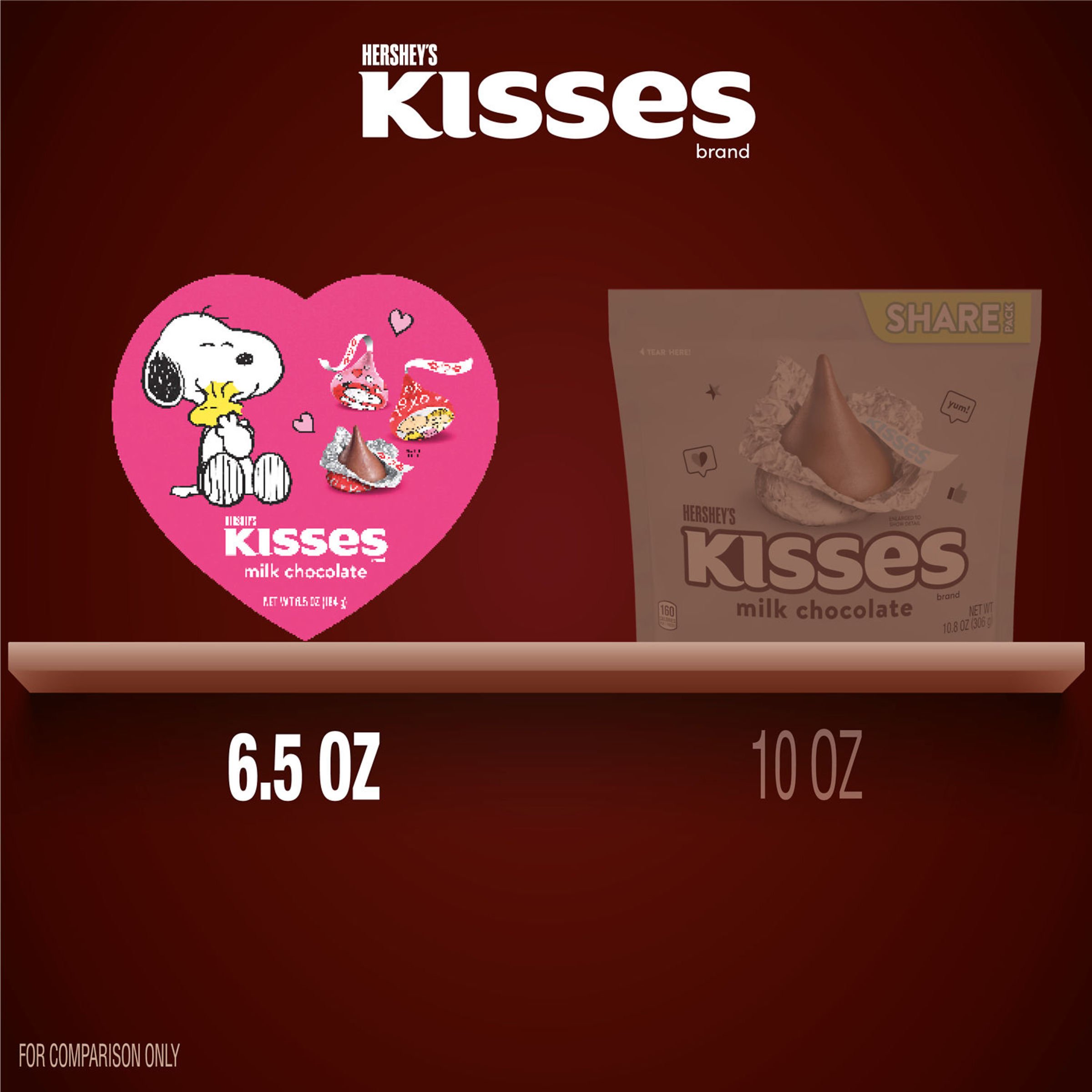 HERSHEY'S KISSES Snoopy™ & Friends Foils Milk Chocolate Candy, 9.5 oz bag