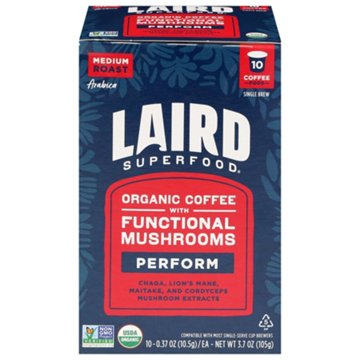 mushroom coffee glp 1 with 6 Adaptogenic Mushrooms, Instant Coffee for Better Energy, Enhanced Focus, Boosted Immunity with Reishi, Cordyceps, Lion's Mane, King Trumpet, Shiitake& Turkey Tail Four Sigmatic Think Organic Mushroom
