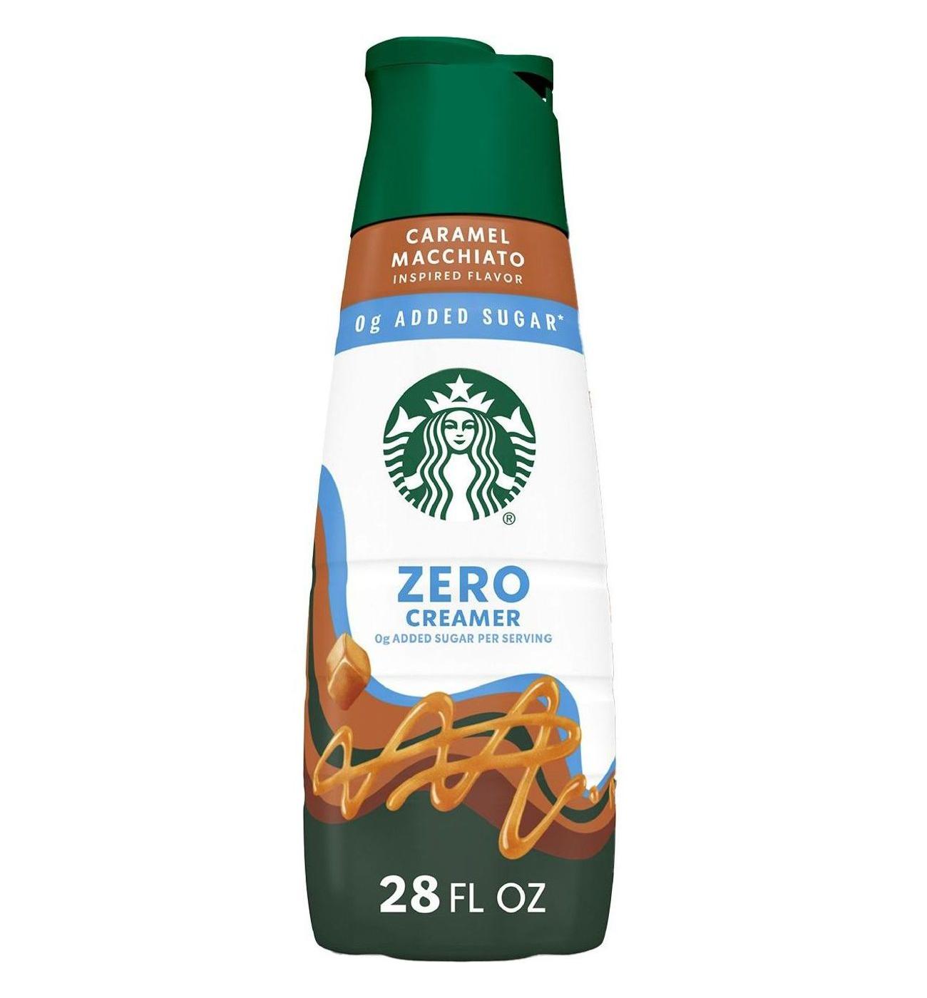Starbucks Zero Sugar Added Liquid Coffee Creamer - Caramel Macchiato; image 1 of 8