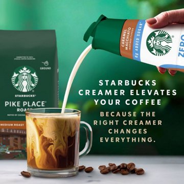 Starbucks Zero Sugar Added Liquid Coffee Creamer - Caramel Macchiato, 28 oz