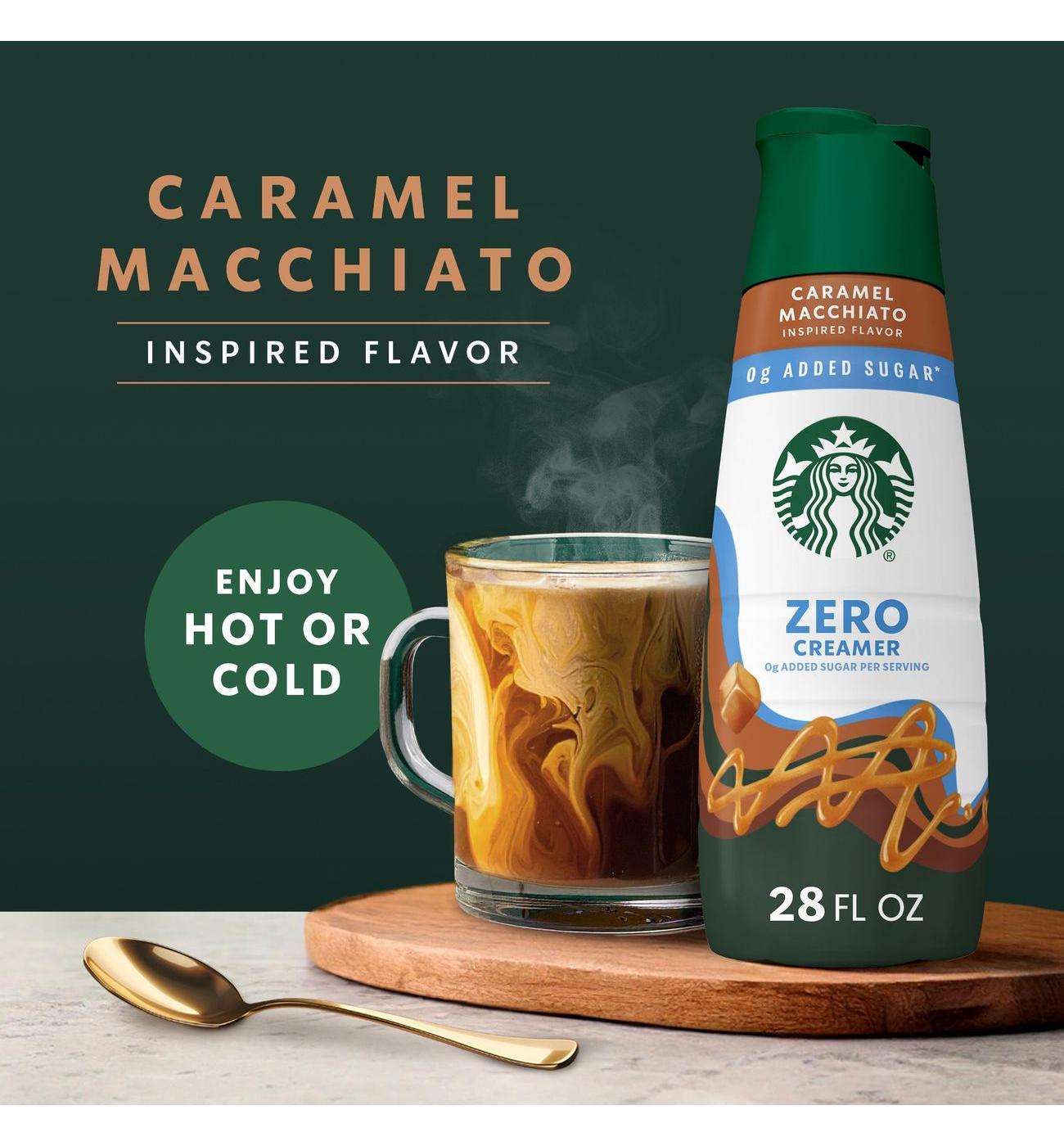 Starbucks Zero Sugar Added Liquid Coffee Creamer - Caramel Macchiato; image 6 of 8