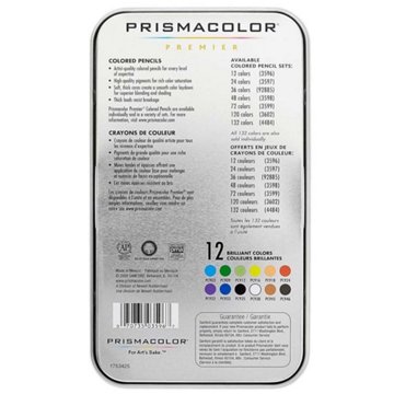 Prismacolor Premier Soft Core Colored Pencils, 12 pk