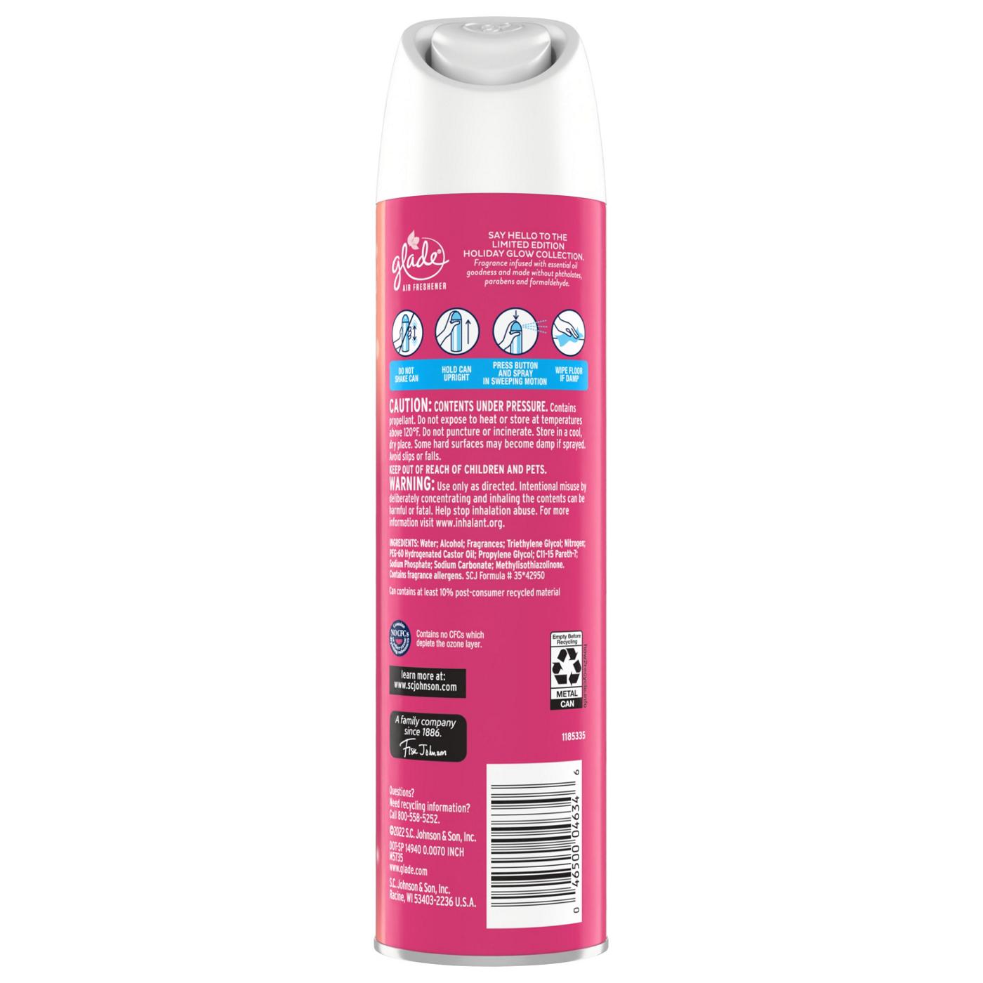 Glade Air Freshener Room Spray - Crisp Cranberry Champagne; image 3 of 3