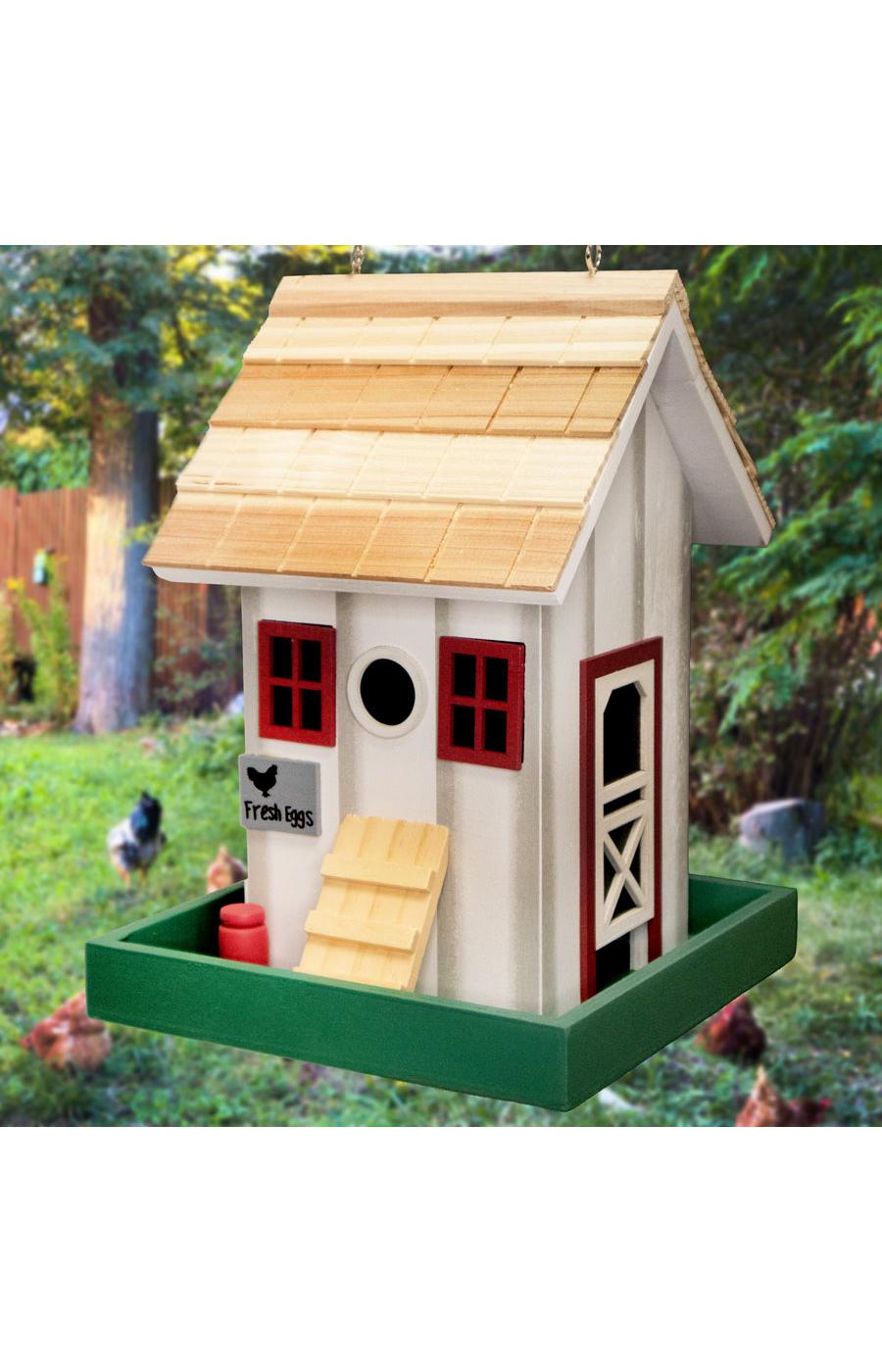 Home Bazaar Chicken Coop Bird Feeder Shop Outdoor decor at HEB